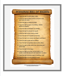 Generic - Bill of rights
